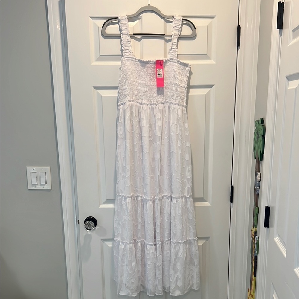 NWT Lilly Pulitzer Hadley Smocked Maxi Dress 🚭